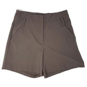 7th AVENUE DESIGN STUDIO NY&Co‎ Brown Flat Front Women's Dress Shorts Size 8